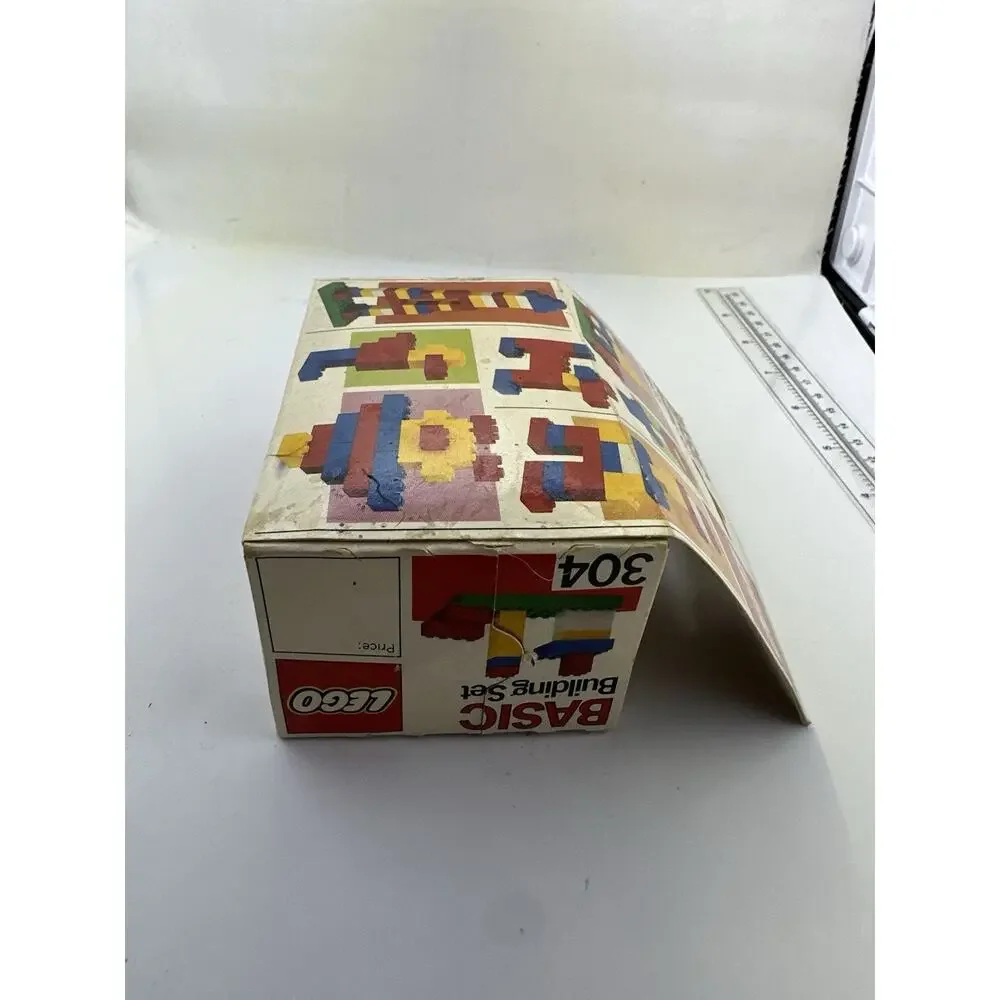 New LEGO 304 BASIC Building Set 1985 Vintage New Sealed Classic Bricks Rare